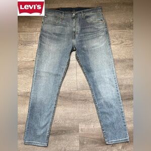 Levi's 512 Jeans Men's Blue Jeans Denim Wash Blue Size: 34X30